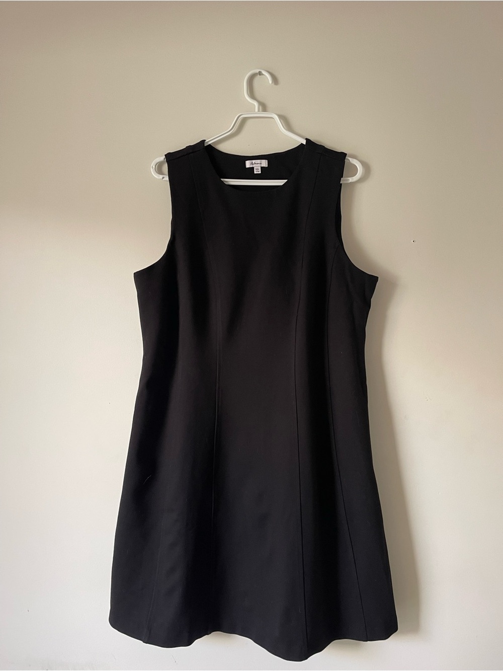 Reitmans Black Sleeveless A-Line Mini Dress